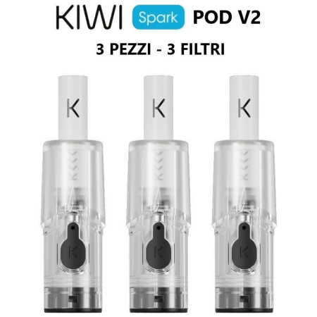 Kiwi Vapor - Kiwi Spark POD DI RICAMBIO V2 - 3 PEZZI