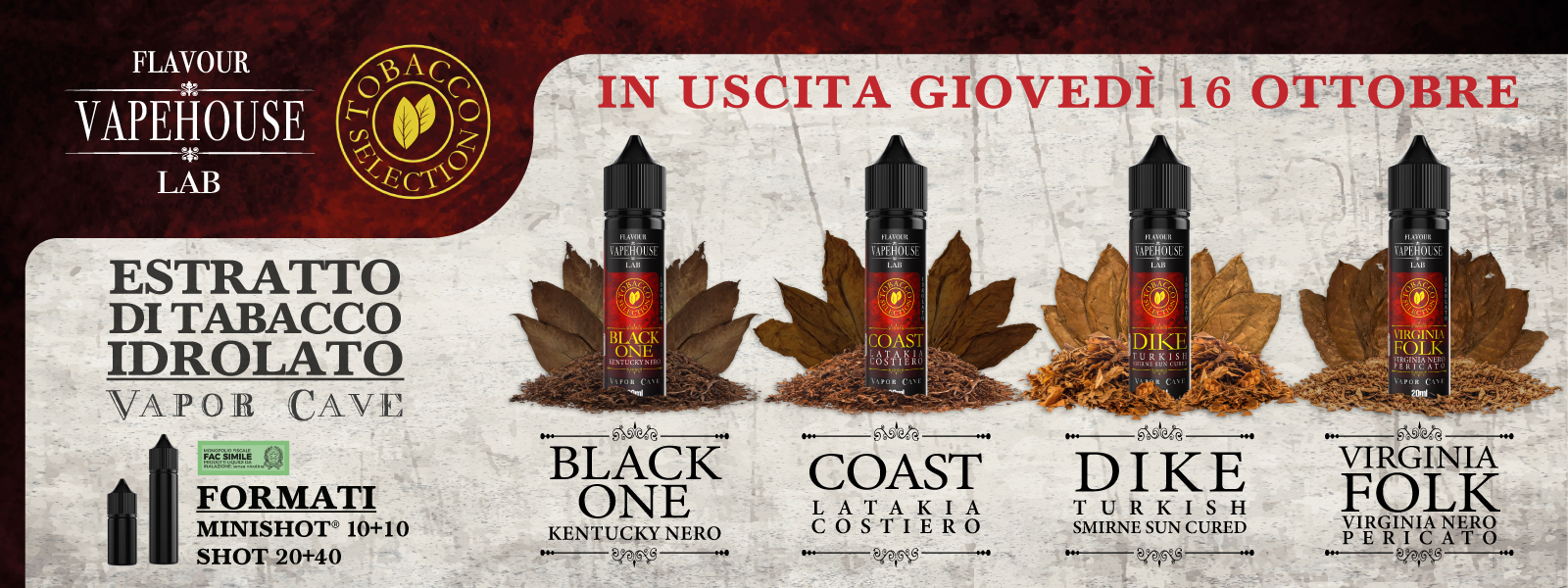 Vapehouse Lab - Tobacco Selection